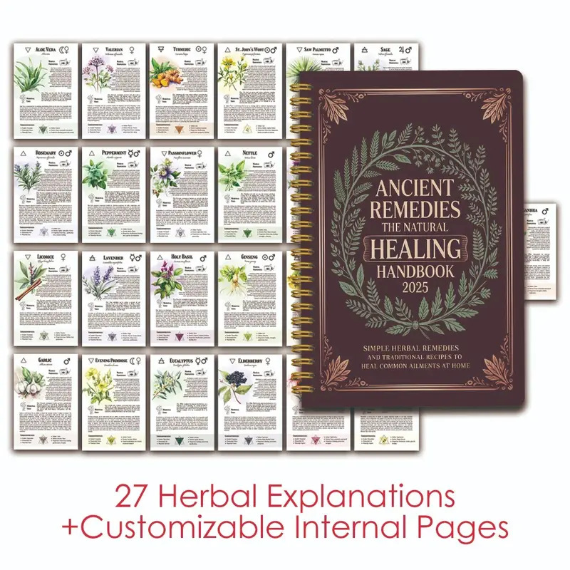 Health & Wellness For You - Natural Remedies Handbook with Ancient Cures