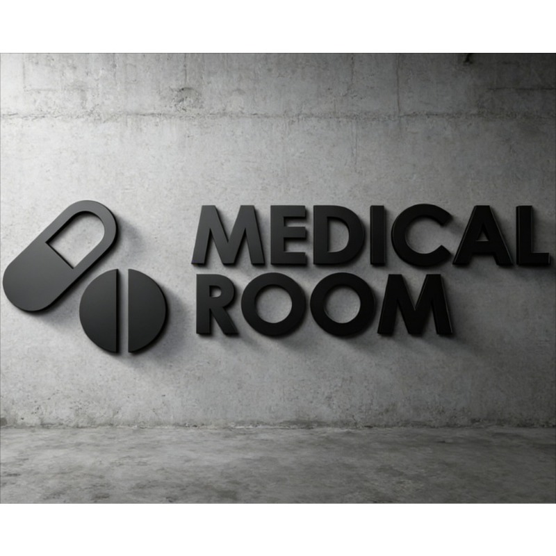 Medical Room Sign - Acrylic 3D - Health Wellness Clinic review and price
