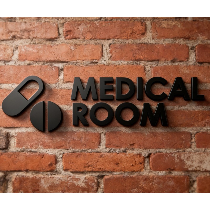 Medical Room Sign - Acrylic 3D - Health Wellness Clinic review and price